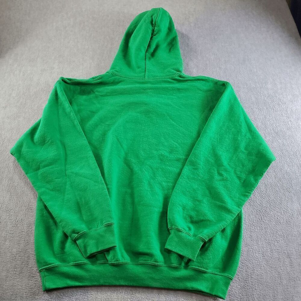 Neely Irish Pub Hoodie Mens Large Green Gildan May Your Cup Ne'er Run Dry Pullov - Picture 8 of 9